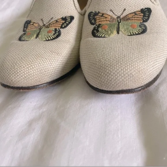Stubbs and Wootton Butterfly Embroidered Loafers - Picture 7 of 9